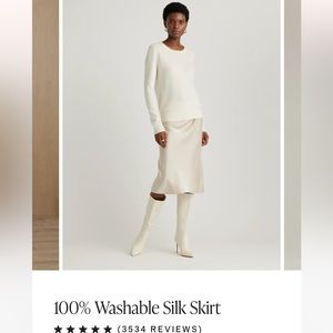 Quince 100% Washable Silk Skirt